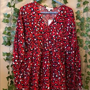 Suzanne Betro top NWT M tie sleeves